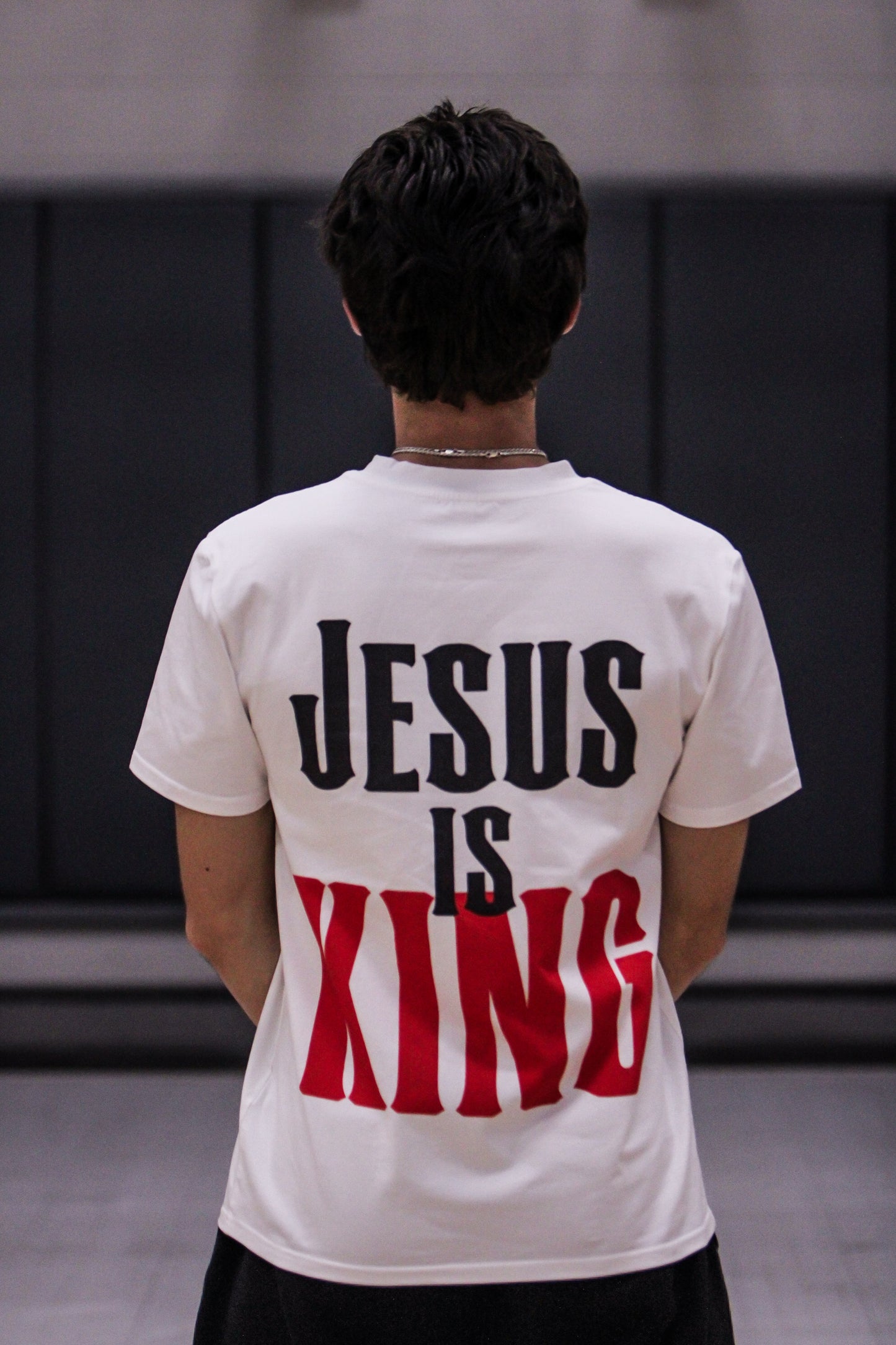 White 'Jesus is King' T-Shirt
