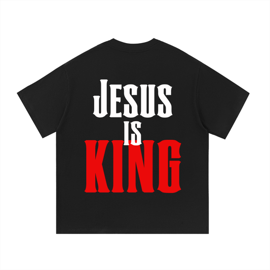 Black 'Jesus is King' T-Shirt