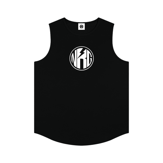 Black 'Logo' Tank Top