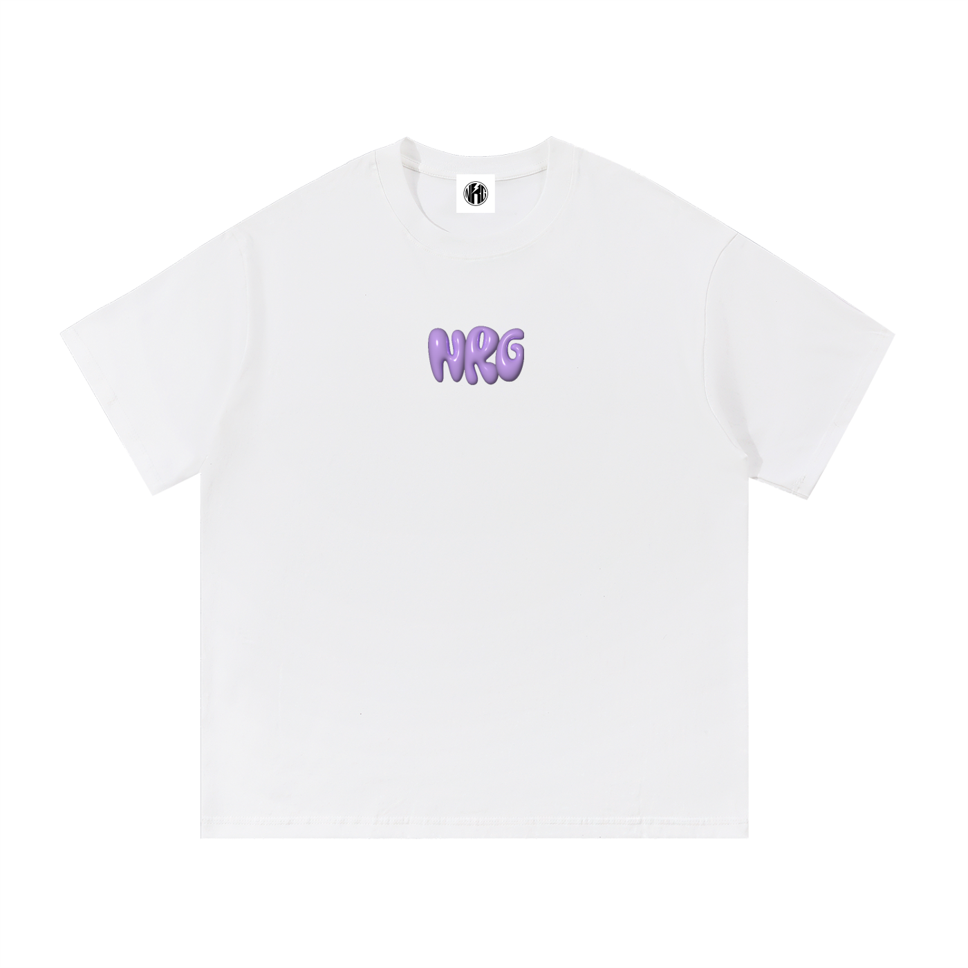 White Purple Bubble 'Jesus Saves'