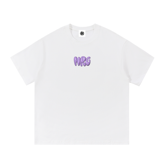 White Purple Bubble 'Jesus Saves'