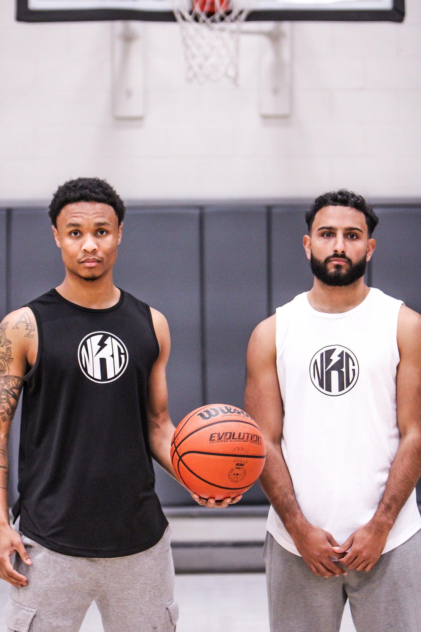 Black 'Logo' Tank Top