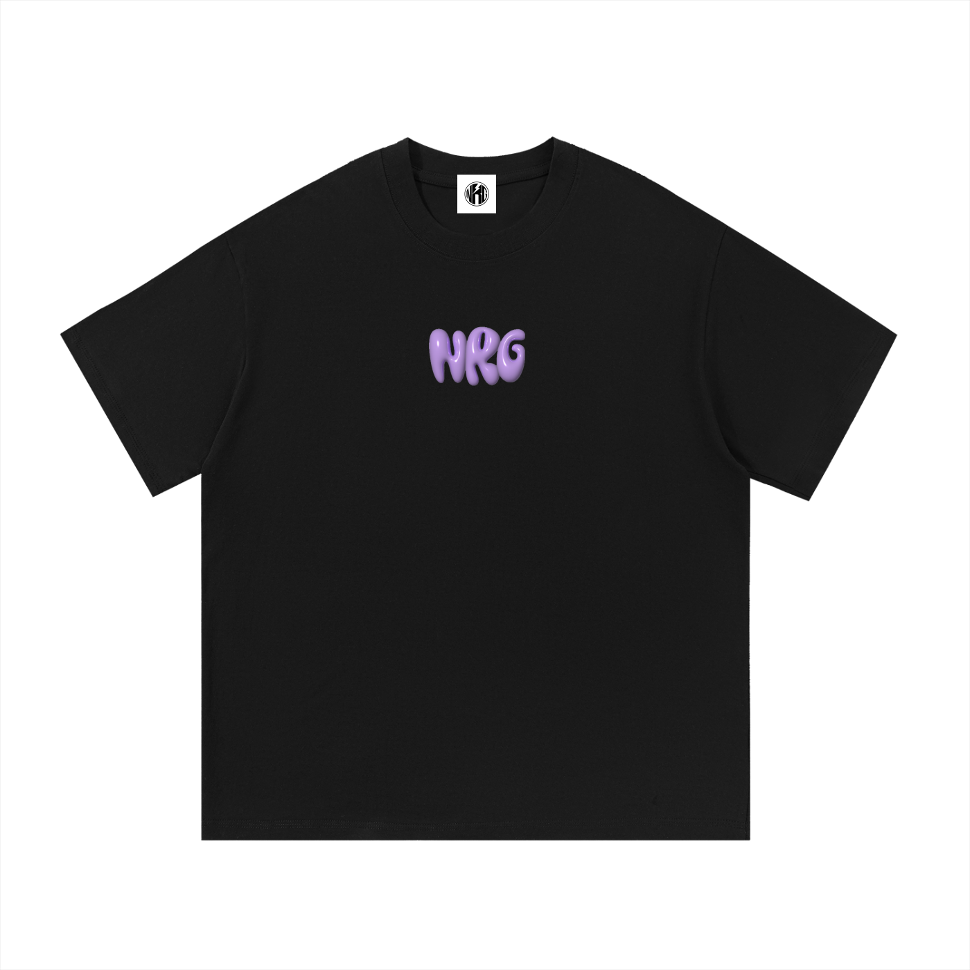 Black Purple Bubble 'Jesus Saves'